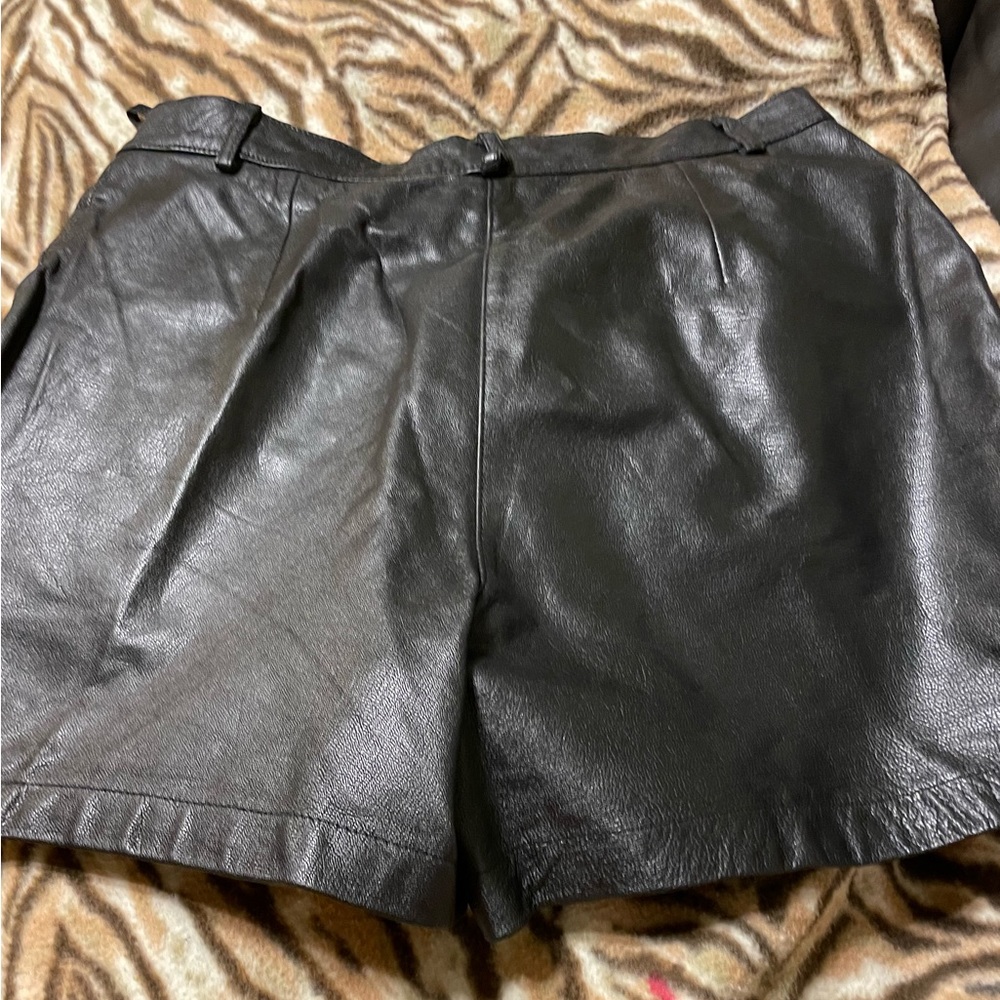 Leather Shorts. - image 2